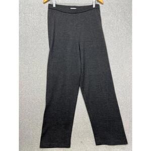 Tweeds Wool Knitted Pull On Pants Womens Size S Gray Simple Comfort Relaxed